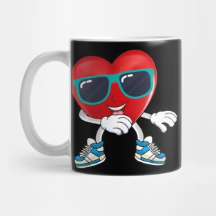 Flossing Hearts Dance Challenge Valentines Day Mug